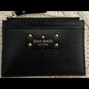 New Kate Spade New York Card Holder Zipper Wallet